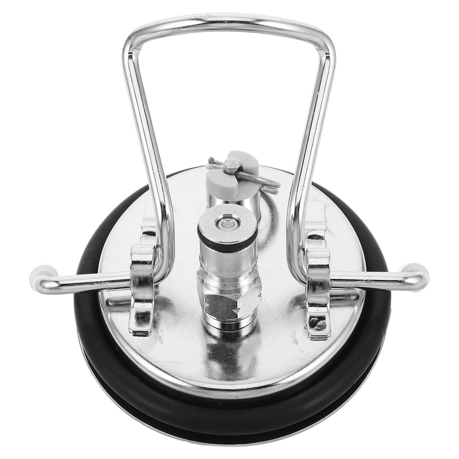 TOYANDONA Edelstahl Karbonisierungsdeckel für Kegs, Silber, Luftdicht