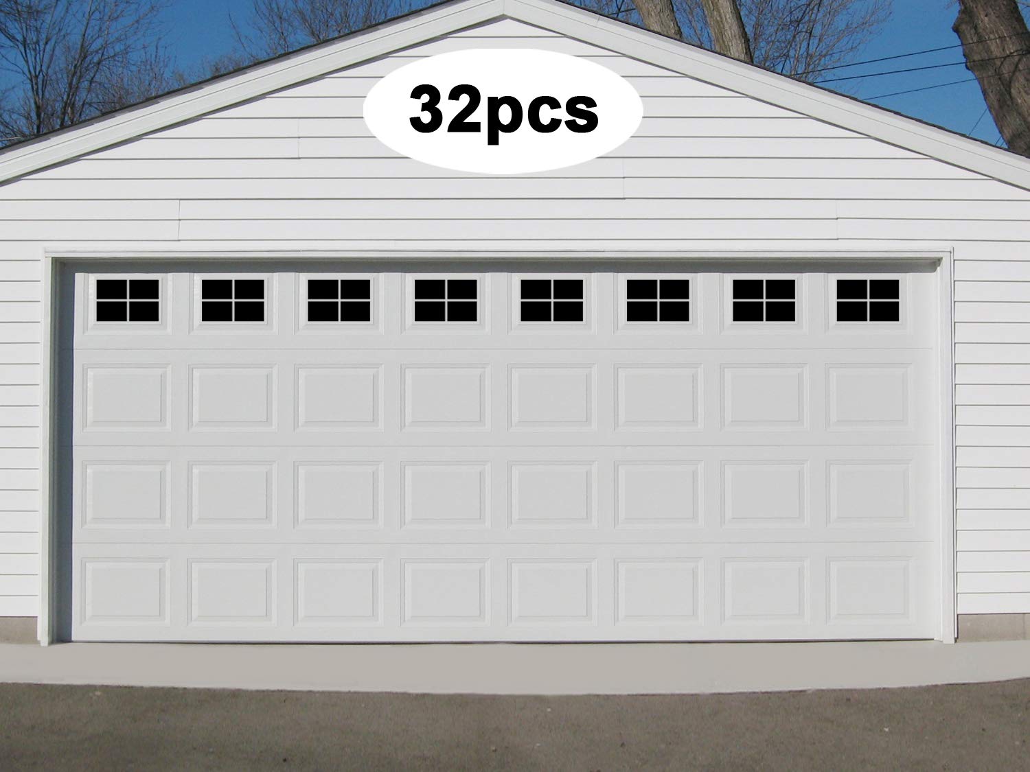Eapele Garage Door Windows Hardware Faux Windows Decoration