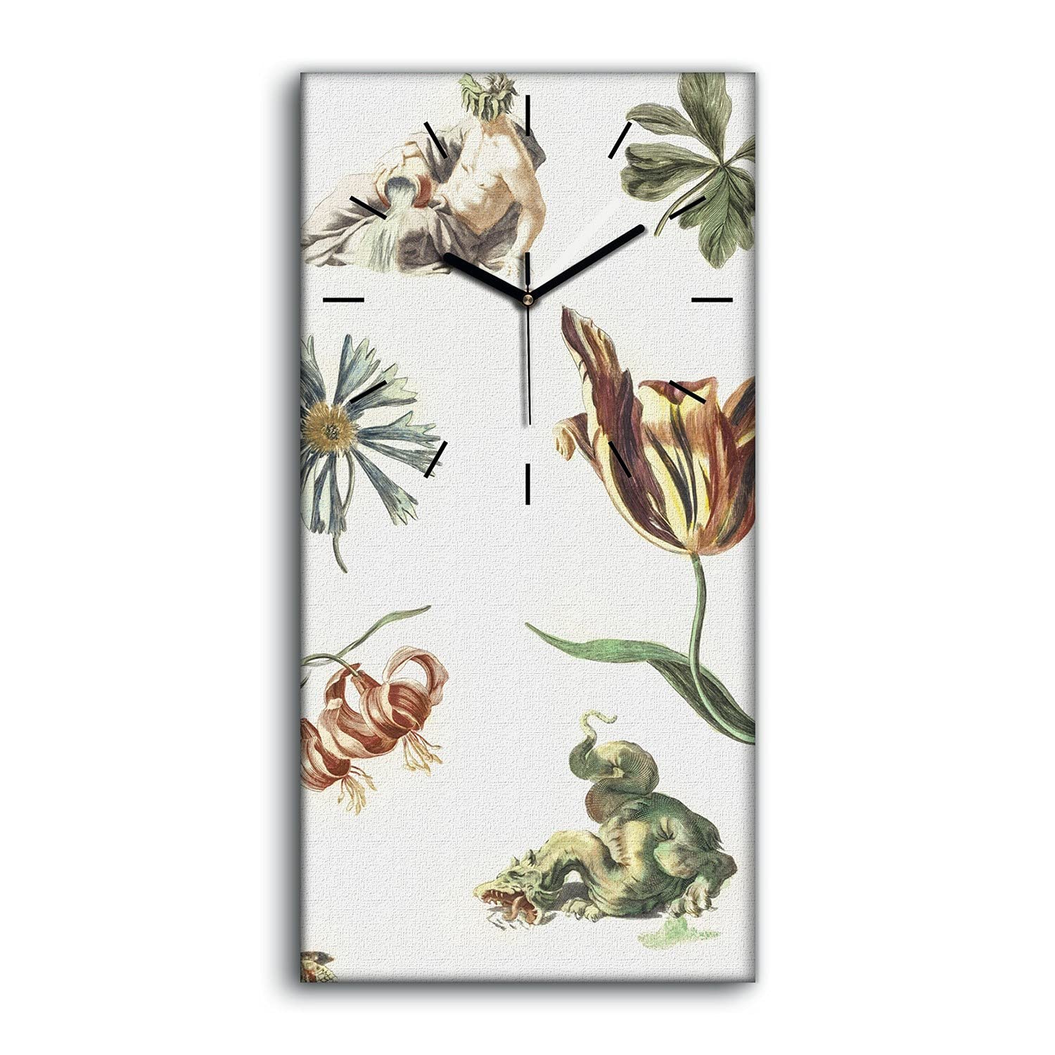 Horloge sur Toile Ne Pas Tic Tac pour Retrouver le Silence dans la Chambre