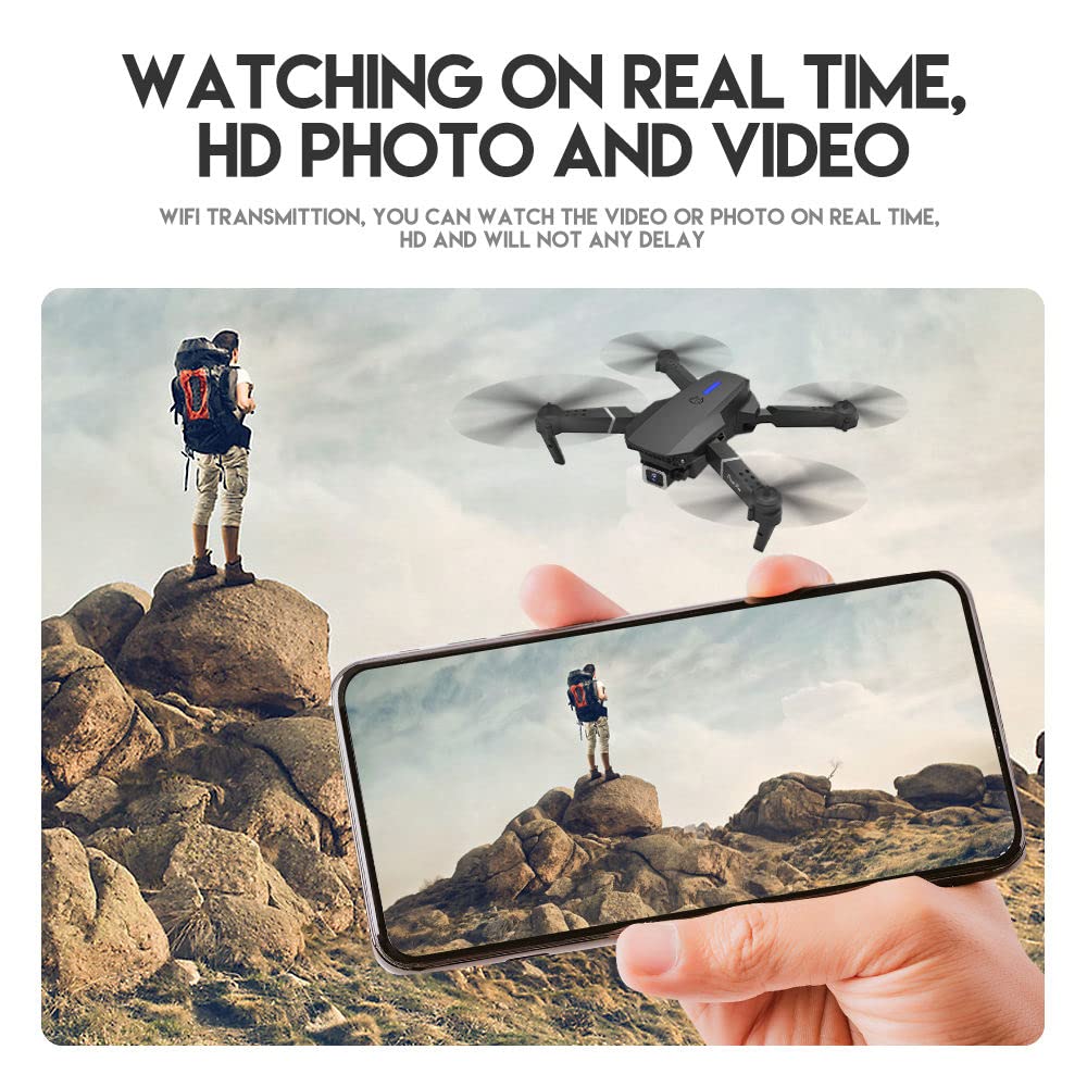 AUSEK 4k HD Drone Camera for Adults and Kids, FPV Live Video RC