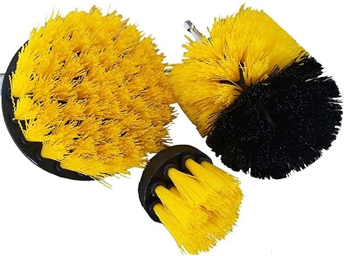 Miniatura 3 de ELEOPTION - Kit de accesorios para taladro de limpieza de alta resistencia, cepillo de nailon inalámbrico, ideal para limpiar baldosas de piscina,