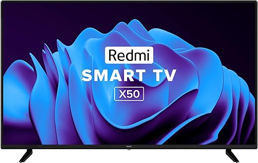 Redmi 126 cm (50 inches) 4K Ultra HD Android Smart LED TV X50|L50M6-RA (Black) (2021 Model)