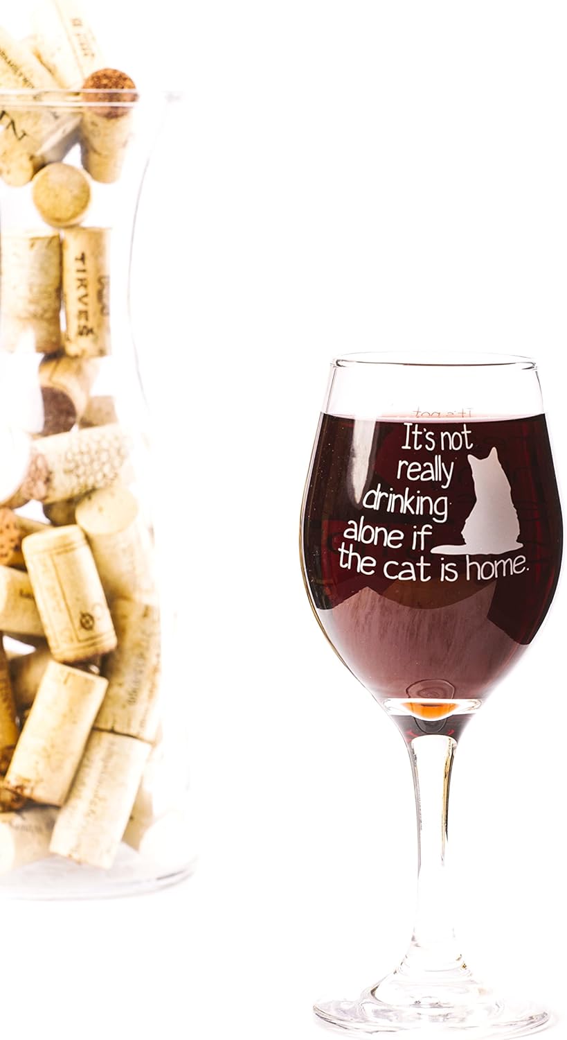 Black Friday - 80% OFF Funny Guy Mugs Cat Is Home Wine Glass, 11-Ounce - Unique Gift for Women, Mom, Daughter, Wife, Aunt, Sister, Girlfriend, Teacher or Coworker (Several Styles To Choose From) Flash Deals - 50% OFF Funny Guy Mugs Cat Is Home Wine Glass, 11-Ounce - Unique Gift for Women, Mom, Daughter, Wife, Aunt, Sister, Girlfriend, Teacher or Coworker (Several Styles To Choose From)