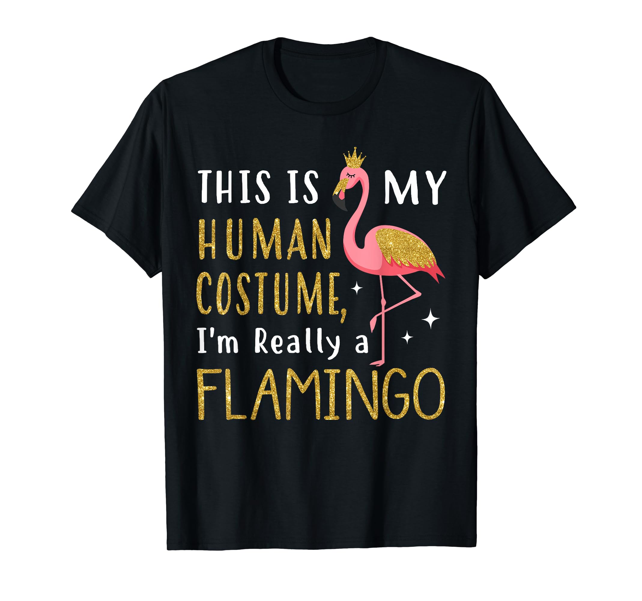 This Is My Human Costume I'm Really A Flamingo T-Shirt