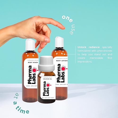 Miniatura 5 de Atraer Mujeres Todo EL Dia Fragancia Feromona Mini Kit para Hombre Incluye: Jabon Corporal, Crema Corporal y Aceite Corporal con Feromonas -