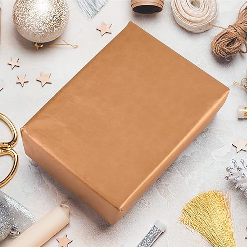 Miniatura 7 de TUPARKA 60 hojas de papel de seda Rose Glod de Navidad, papel de regalo para bricolaje y manualidades, decoración de regalo en fiesta de Navidad,