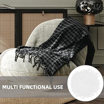 Uonlytech Bean Bag Filler Foam Beads 3-5Mm Epp Particles for Sofa and Pillow Filling, Lightweight Decorative Balls for Dog Beds and Bean Bag Chairs, Half-Pound Pack for Home Use
