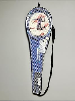 2 Adet Profesyonel Badminton Raketi, Deluxe Badminton  antas , 3 Adet Badminton Topu Seti, Mavi, 101M