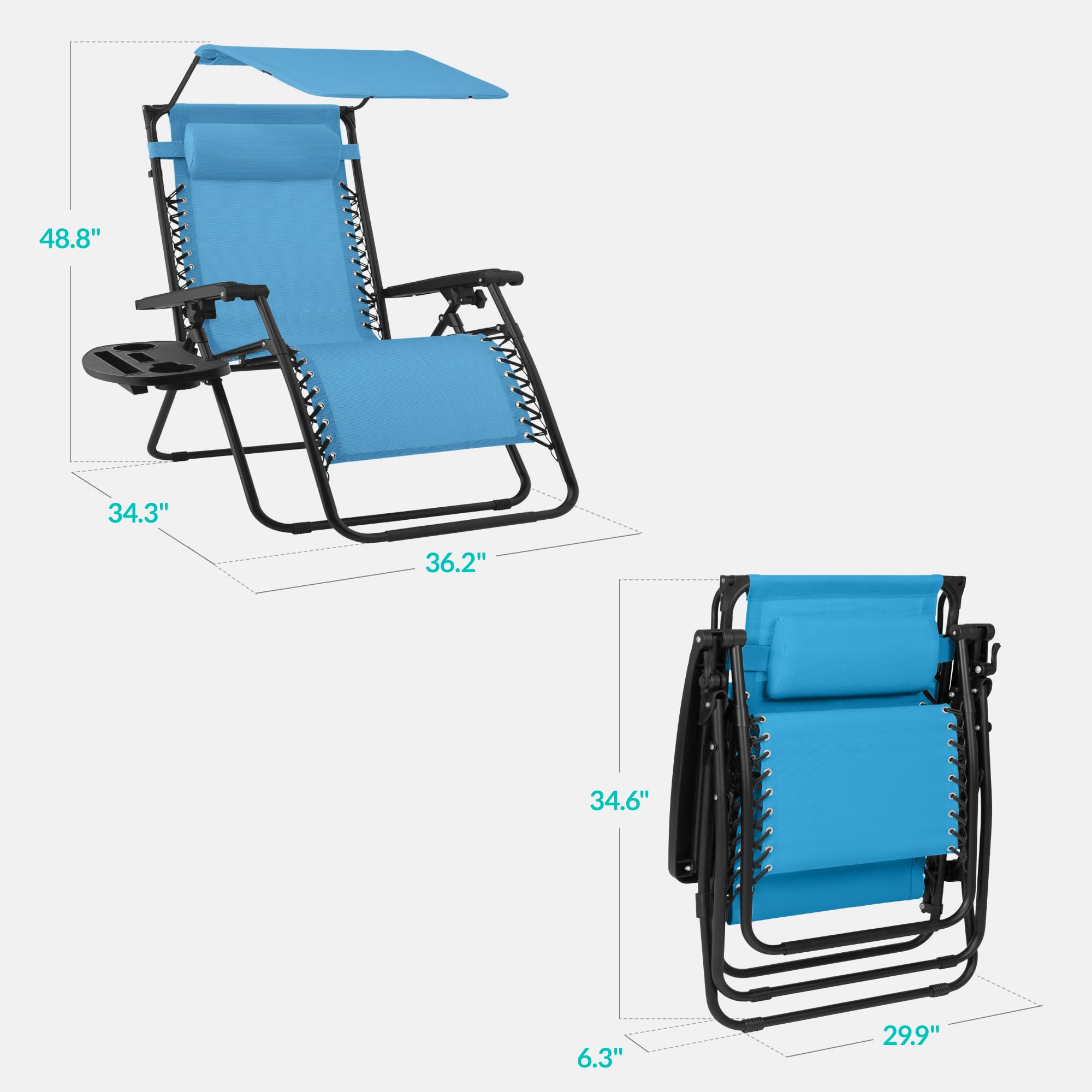 Amazon.com : Best Choice Products Oversized Zero Gravity Chair