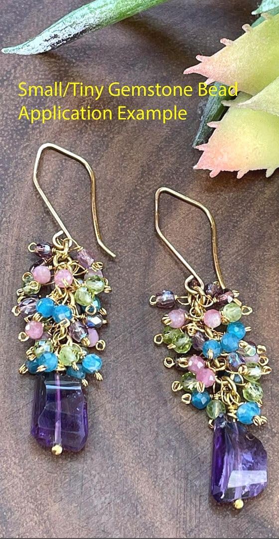 Adabele 180pcs Natural Garnet Red Jade Healing Gemstone 4mm (0.16 Inch) Small Faceted Round Loose Beads Gem Stone Spacer for Jewelry Making GH-B3 - Image 5