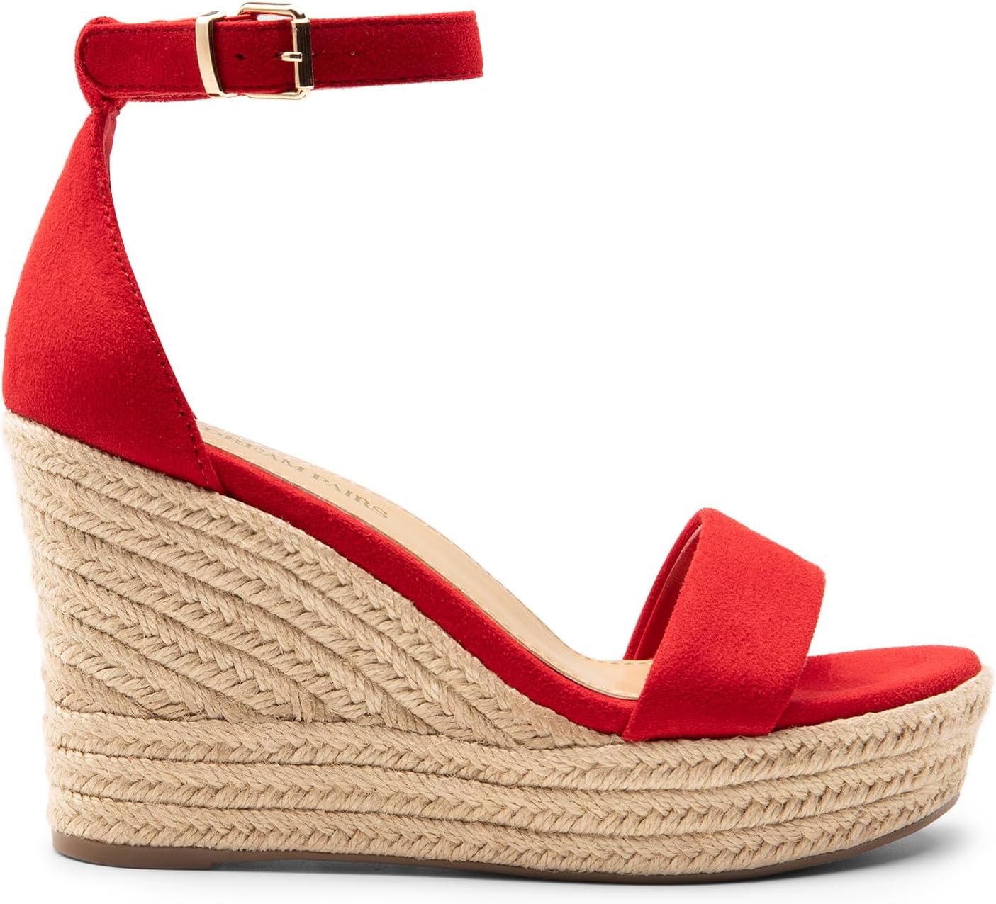 DREAM PAIRS Women's Platform Wedges Sandals, Comfortable Open Toe Espadrilles Sandals Dressy Buckle Ankle Strap Summer Shoes - Image 3