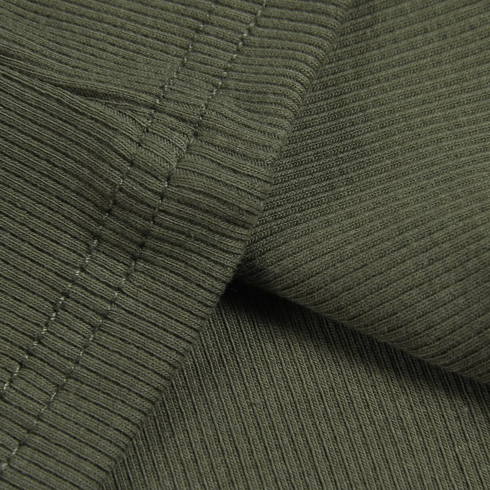 Roselux Women Crew Neck Ribbed Fitted Tight Tshirt Short Sleeve Shirt Basic Knit Top - Image 4