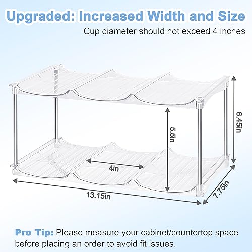 Miniatura 2 de Stanley - Organizador apilable para botellas de agua, soporte grande para botellas de agua, organizador de despensa de cocina y almacenamiento para