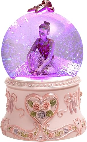 Bola de nieve para bailarina, globo de nieve para esposa, hija, abuela y abuela - Music You are My Sunshine (Bailarina sentada)