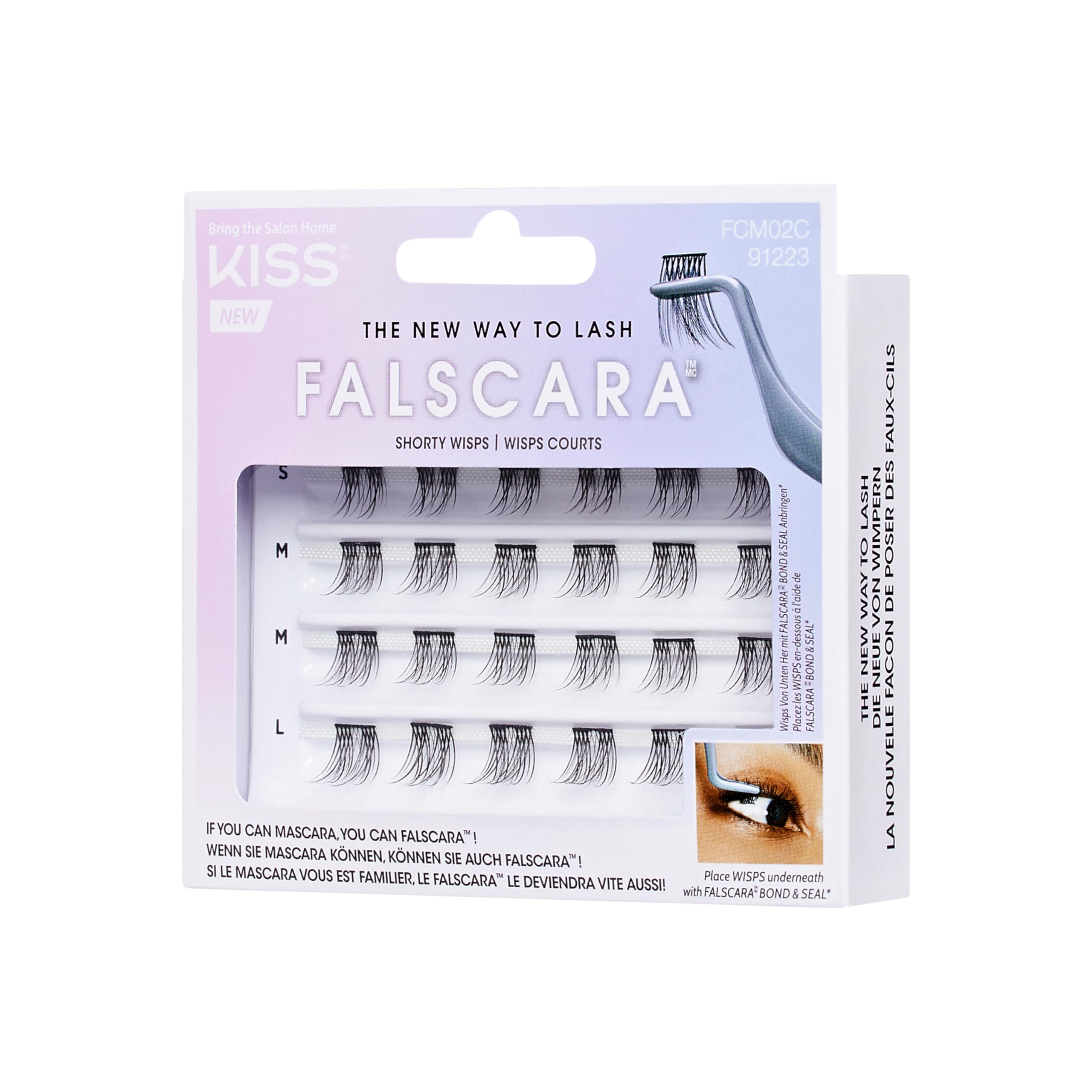 KISS Falscara Wisps Multi - Shorty (Packung mit 5)
