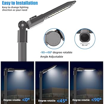 300W LED Parking Lot Lights Outdoor with Dusk to Dawn