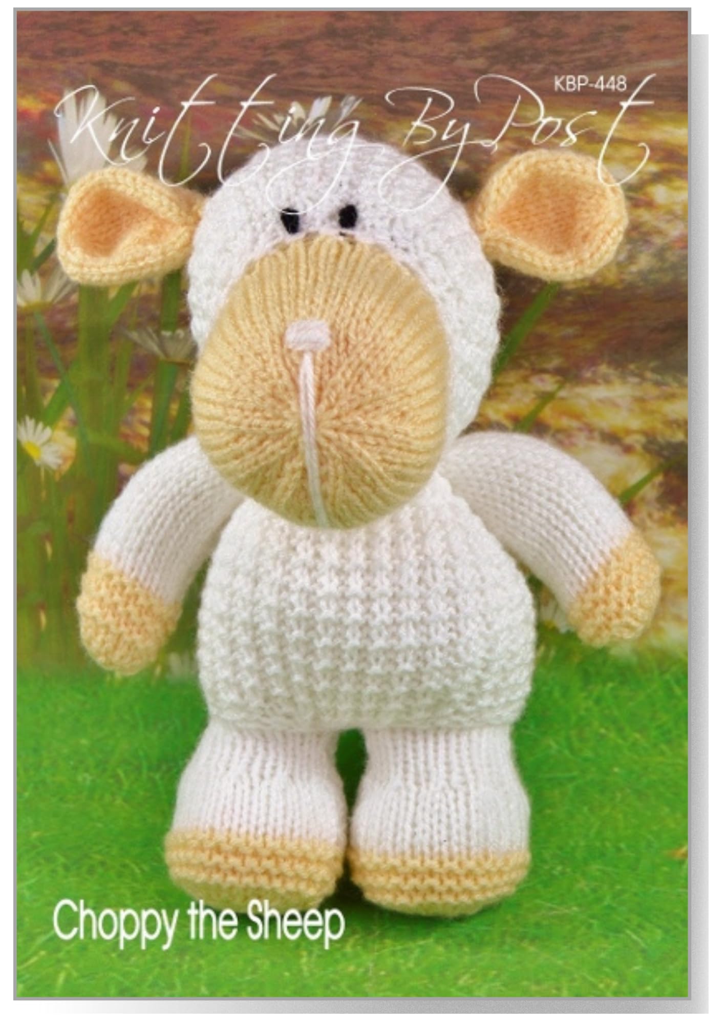 Knitting By Post White, Cream Knitting Pattern Choppy The Sheep From Get Ready For Easter With Our Cute Animal Character Pattern Ready To Be Knit In White And Cream