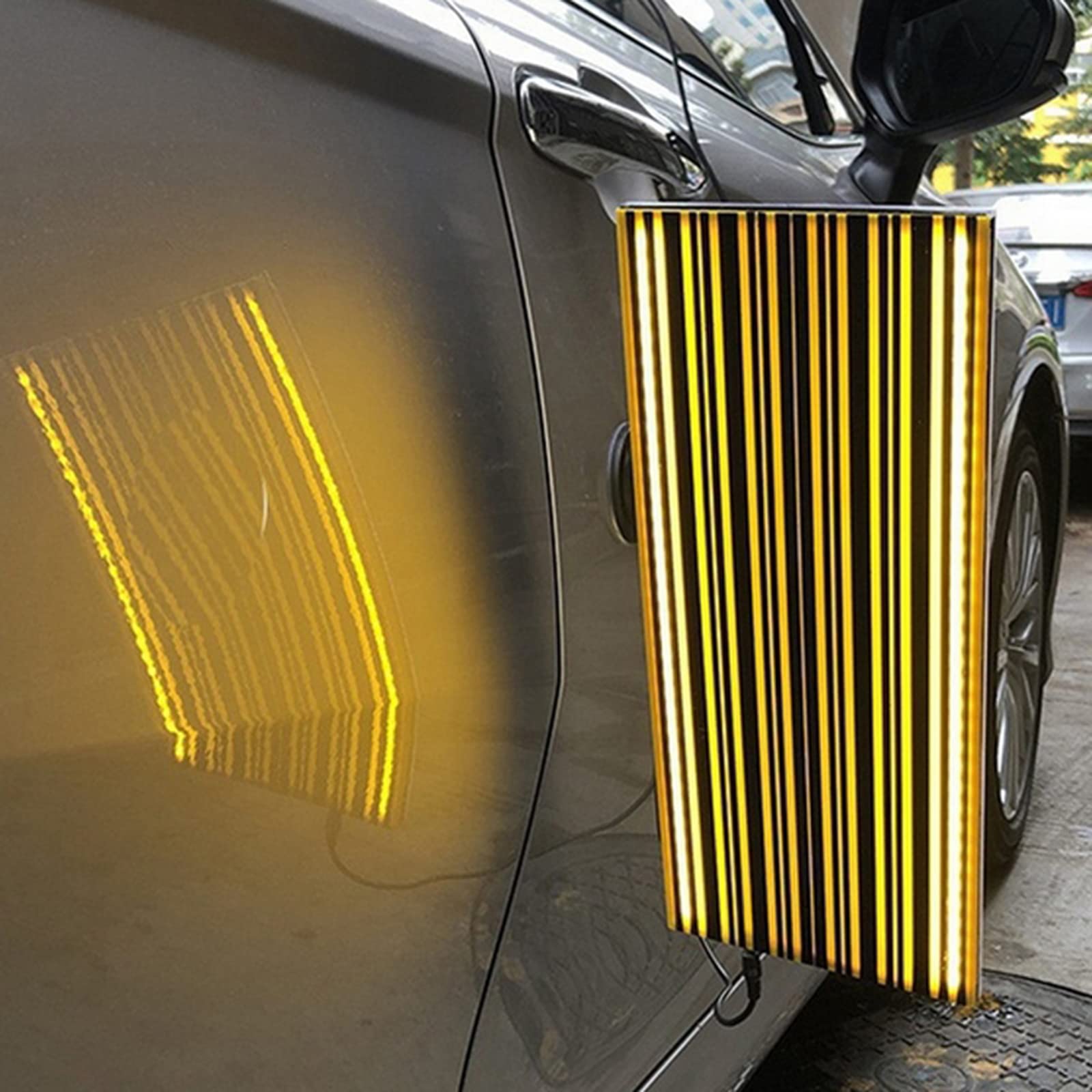 Reflector de abolladuras de coche, 68 Uds., 5V, lámpara LED, tablero de línea, herramientas de reparación de abolladuras, Detector de abolladuras para eliminar abolladuras de carrocería de coche