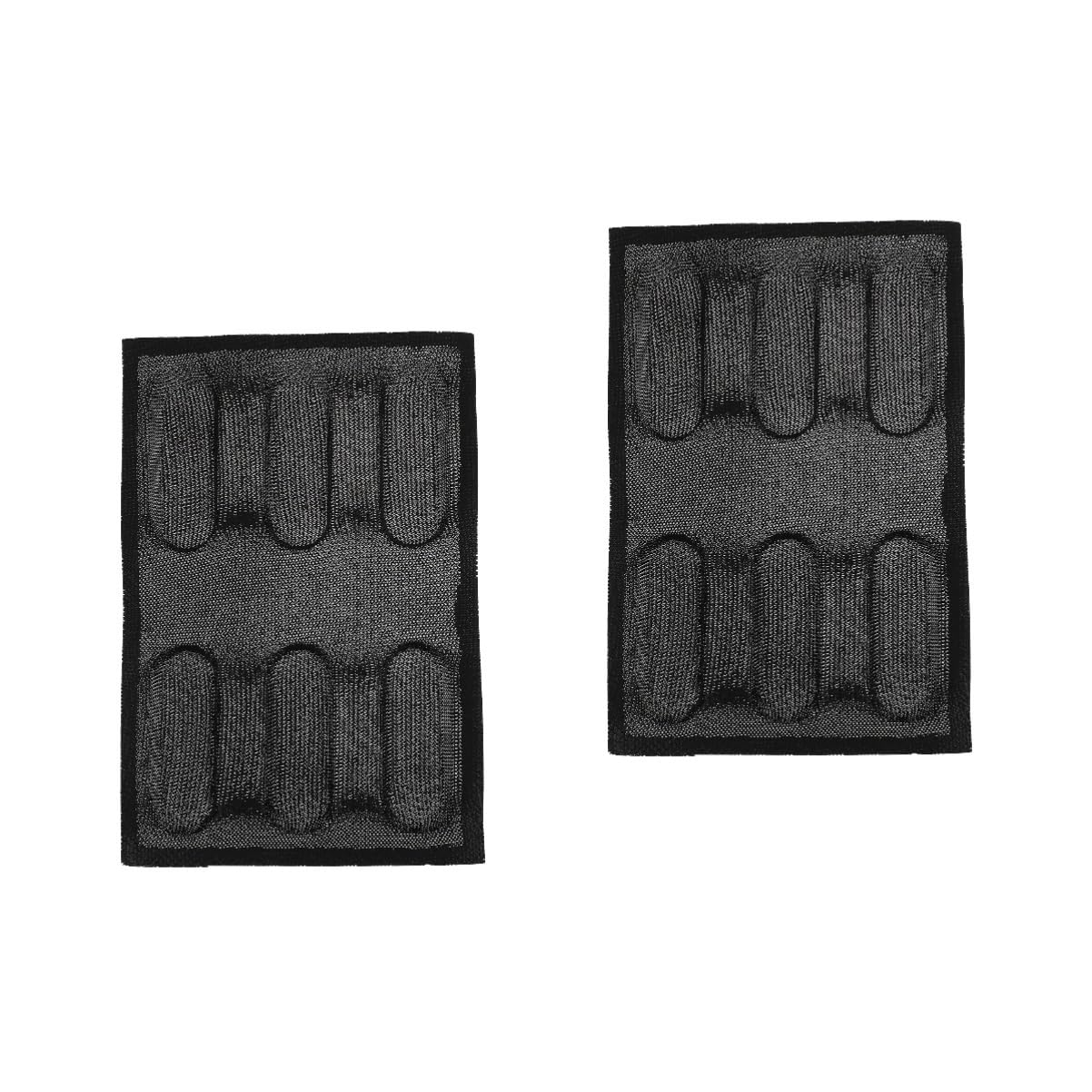 TOPBATHY 2piezas Molde De Pan De Silicona No Stick Moldes Para Hornear Transpirables Para Panes Utensilios De Repostería De Silicona Negro