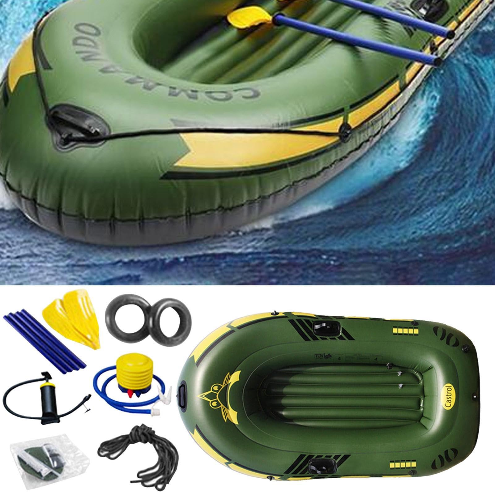 Kayak gonfiabile portatile – Canoa pieghevole sul lago, zattera leggera