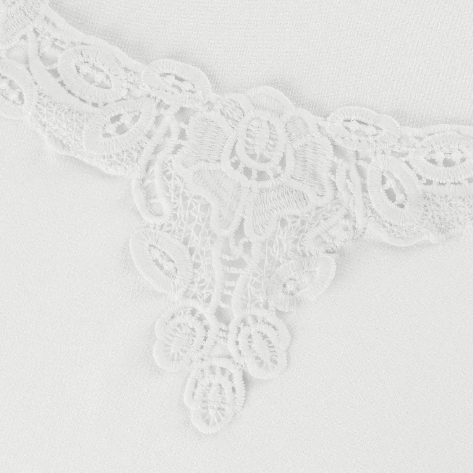 Lace Crochet Cold Shoulder Tops for Women 2025 Trendy Summer Short Sleeve Tunic Shirts Casual Loose Strappy Blouse