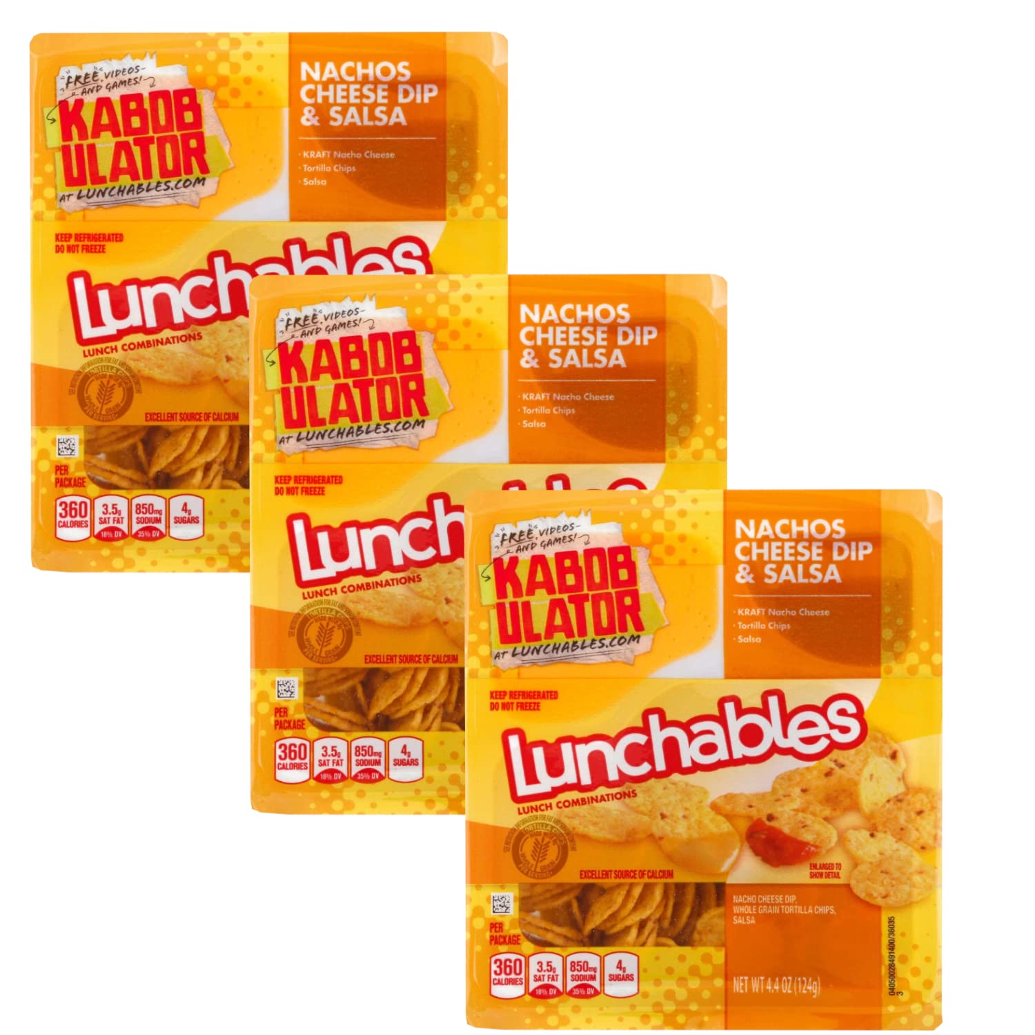 Kraft Oscar Mayer Lunchable Cheese Dip and Salsa Nacho