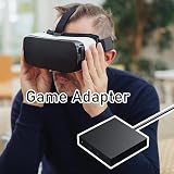 Adapter Gier VR, Adapter Kontrolera Gry VR 1080p 120 Hz, Wtyczka i Gra, Obsługuje Gry Wirtualnej Rzeczywistości, Kompatybilny z Komputerem, rozwinąć bibliotekę Gier