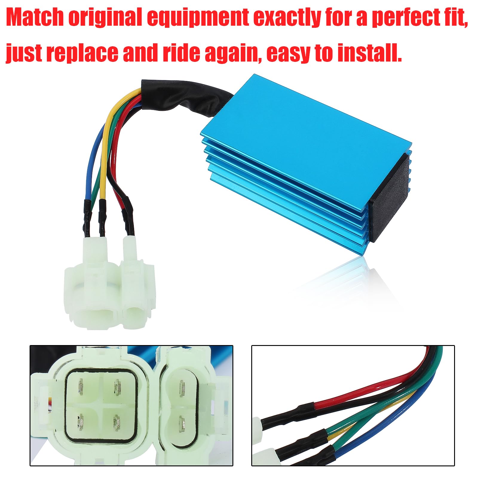 CDI Zündbox 6-polig AC Für GY6 50cc–150cc Roller, ATV, Moped – Passt Auf 139QMB, 152QMI, 157QMJ