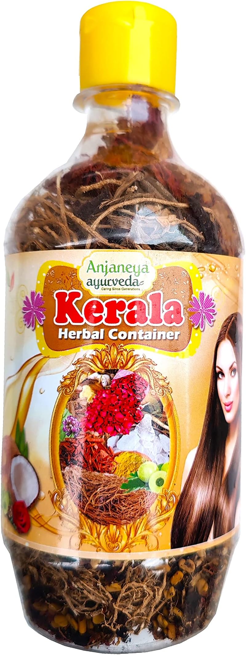 Ayurvedic Herbal Hair Oil Mix (with Vital Herbs) to make Your Own Hair Oil for Strong, Lustrous, Black Hair