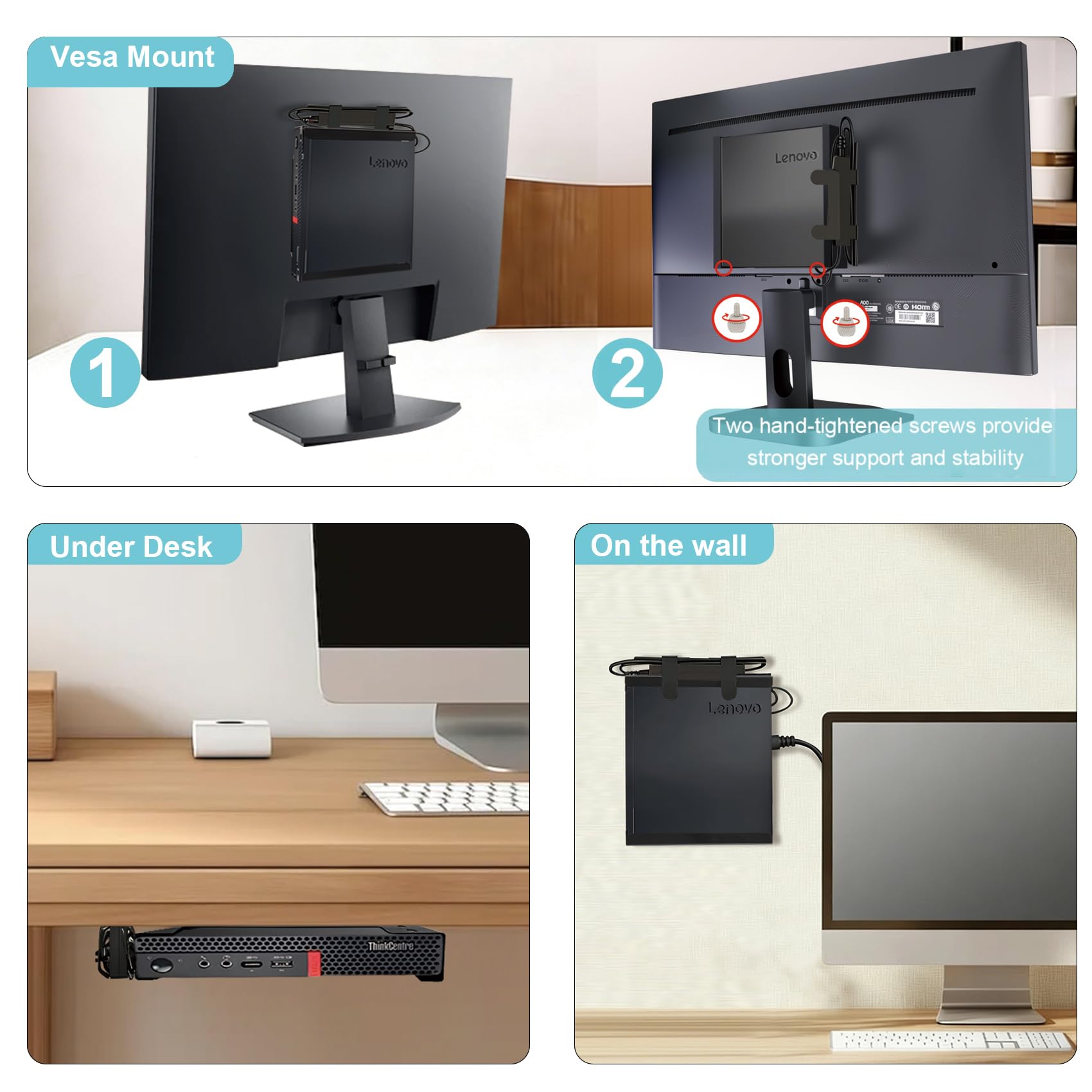 ThinkCentre M715q Tiny HDMI増設 VESAマウンタ付属 Amazon.co.jp: Freejia Mini PCマウント Lenovo ThinkCentre Tiny用