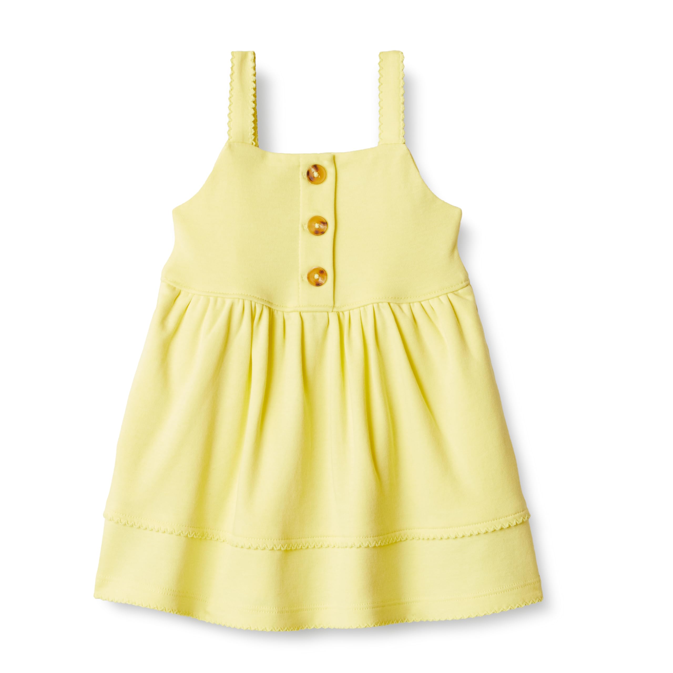 Vestido informal de algodón con vuelo para bebé con silueta entallada y tejido transpirable 7