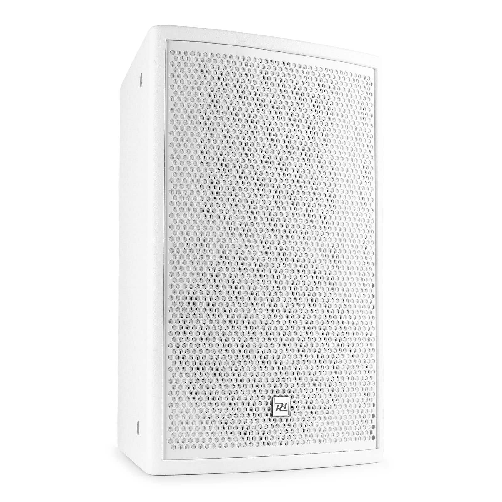 Power Dynamics PDW8W Altavoz pasivo Madera de 300W, Altavoz de 2 vías, Conectores NL4, Potente woofer de 8 Pulgadas, Tweeter de 1 Pulgada, con Soporte de Pared Ideal para Espacios comerciales