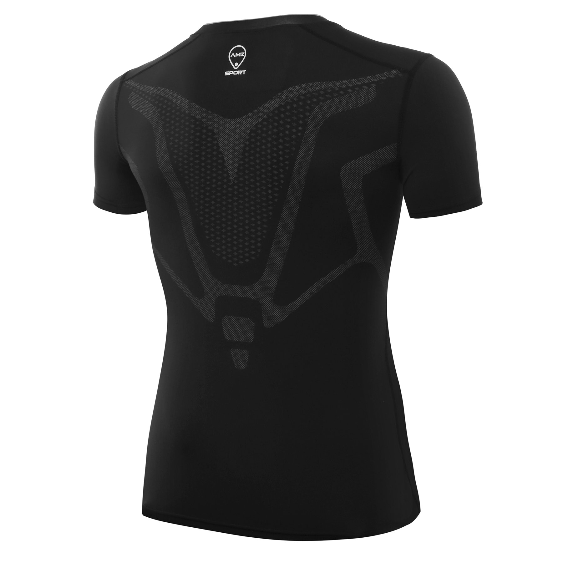 AMZSPORT Maglia a Manica Corta Compression da Uomo Sport Palestra