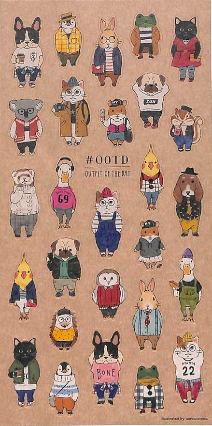 Amazon おしゃれ 動物 デコレーション 7 アニマルコーデ ファッション 文房具 オフィス用品 文房具 オフィス用品