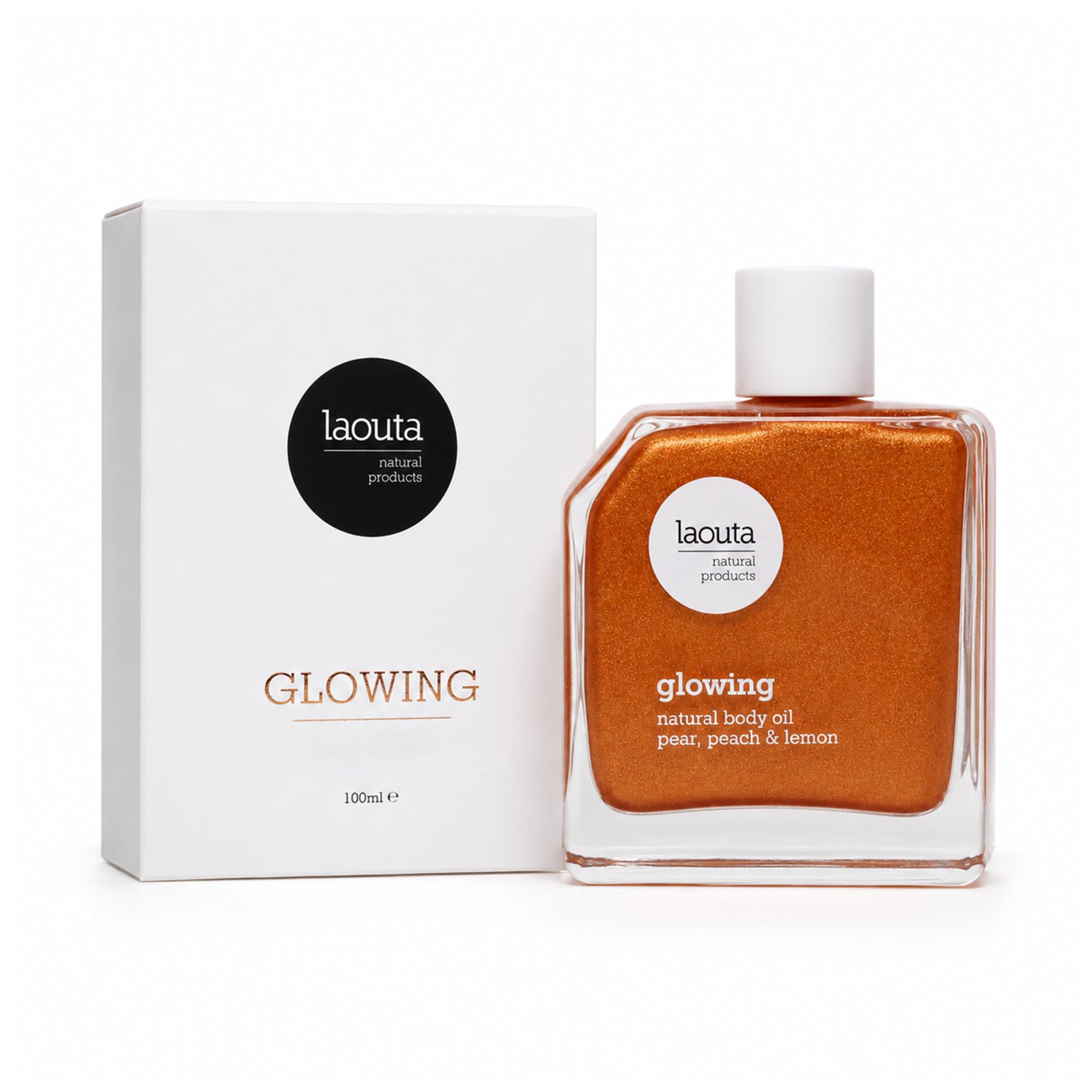 Laouta Glowing Oil Geranium i Grejpfrut, 100 ml