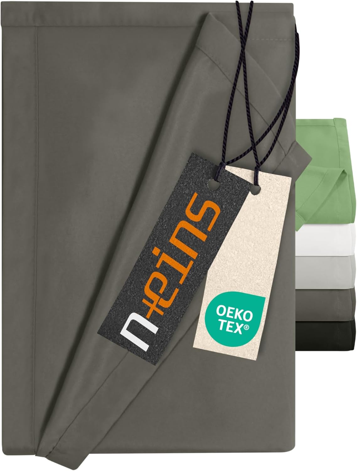 npluseins Flat Sheet without Elastic Ultra Soft and Super Soft Bed