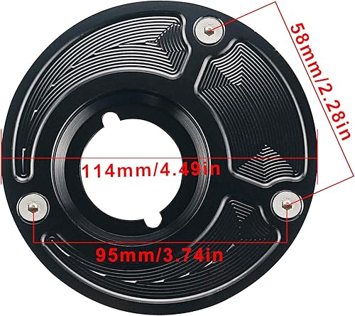 Miniatura 6 de Cubierta de tapa de tanque de gas para motocicleta CNC de aluminio sin llave para CB1000R 2008-2016 CBR600RR 2003-2016 CBR900RR 1992-1999 CBR929RR