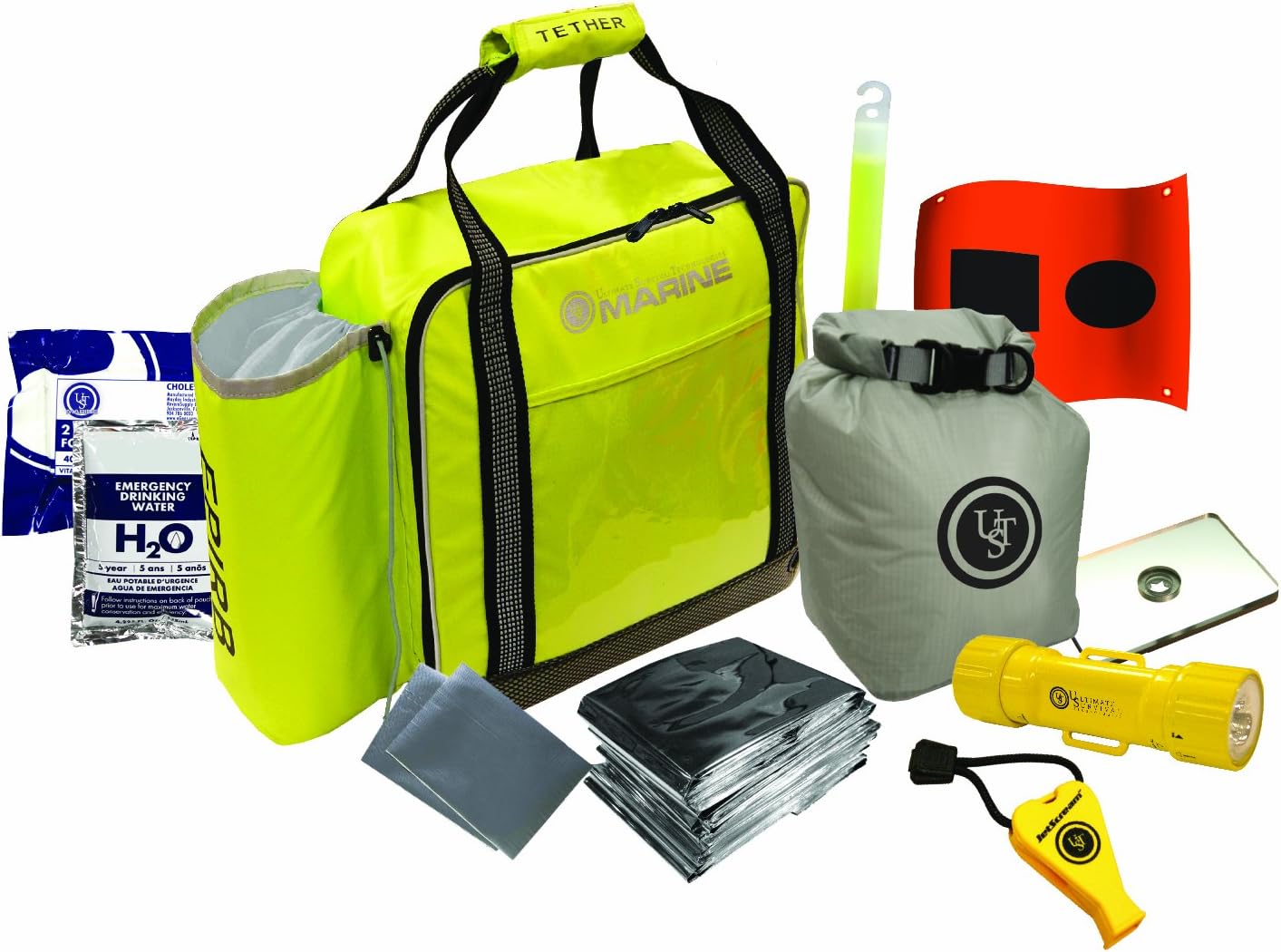 UST Marine Fully Loaded 4-Person Ditch Bag