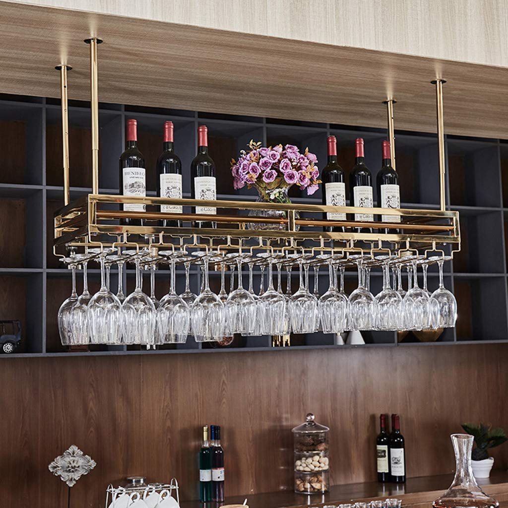 Cadre en acier inoxydable pour verres à pied et bouteilles, l'excellence pour votre bar