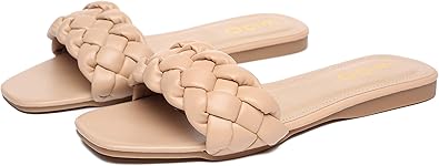flat nude sandals