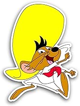 2 (Pieces) 3" and 5" Cute Speedy Gonzales Sticker, Waterproof Vinyl Decals for Many Purpose Like Cars, Trucks, Laptops, Phones, Windows and More