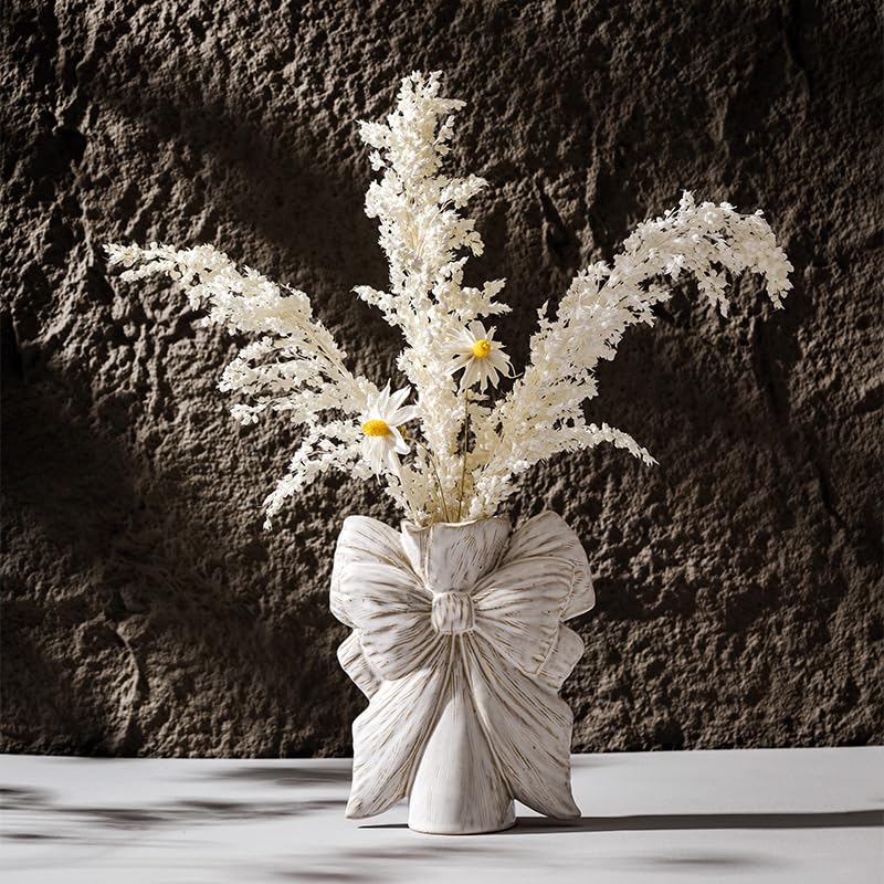 Vase céramique stable anti-basculement pour bouquet de fleurs