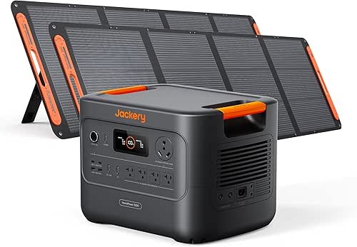 Jackery HomePower 3000 Portable Power Station with 2X 200W Solar