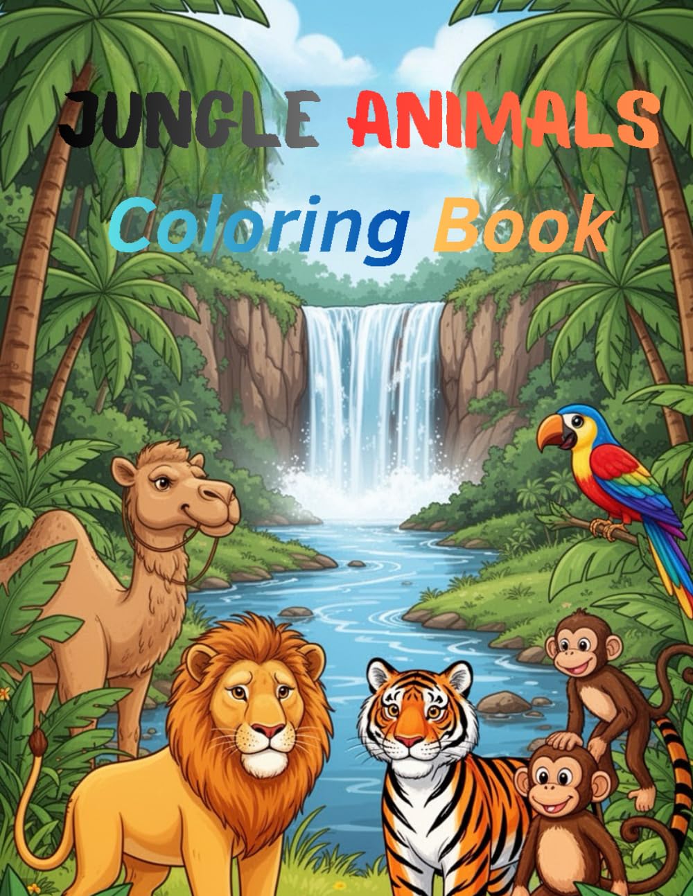 Jungle Animals Coloring Book – Volume 3