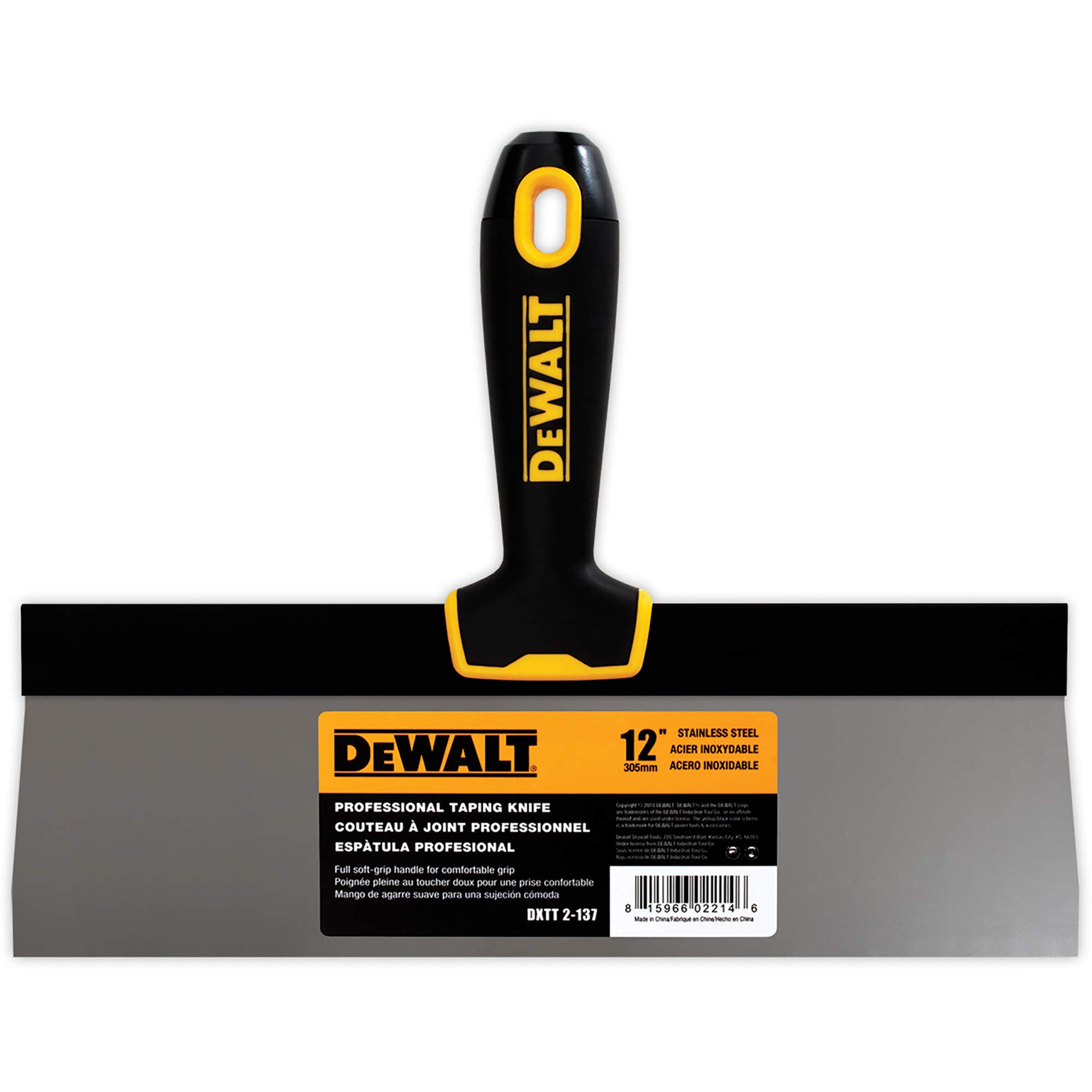 12" Stainless Steel Taping Knife - DTXX-2-137