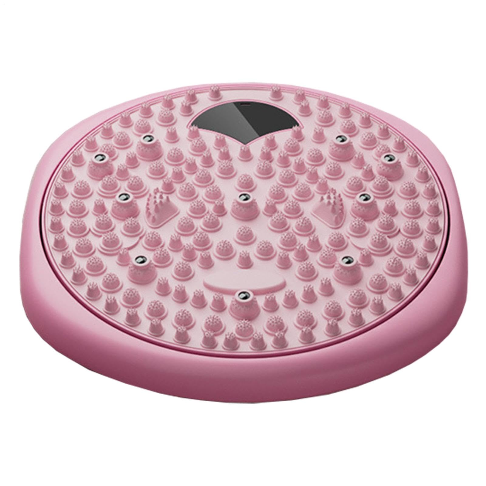 Fußreflexzonenmassagegerät, Fußdruckmassagegerät Druckpunktkissen 2 in 1 Rundes Kissen zur Entlastung des Fußes, Yogamatte für Felsenfuß mit Mag