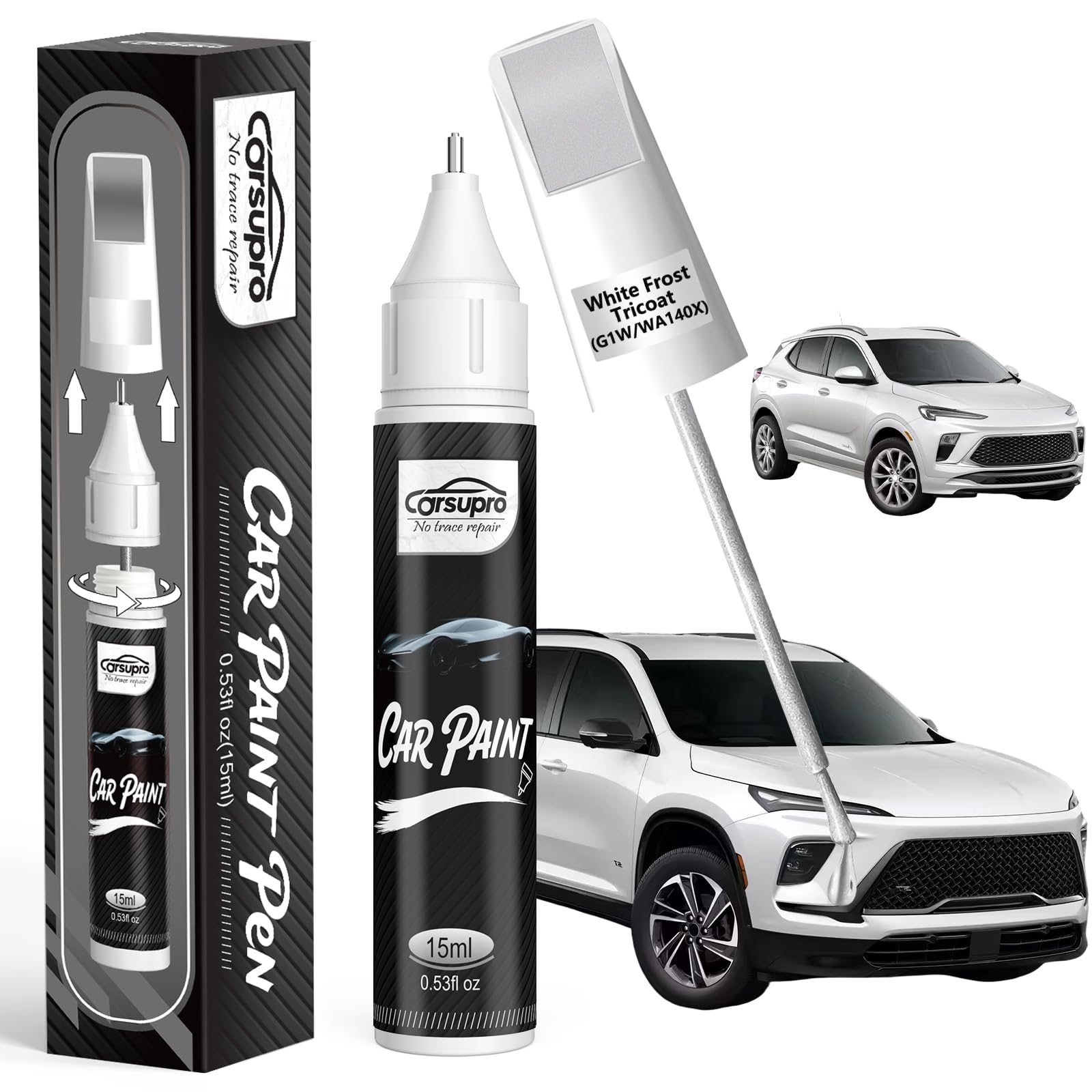 Amazon.com: White Frost Tricoat(G1W/WA140X) for Buick Touch Up