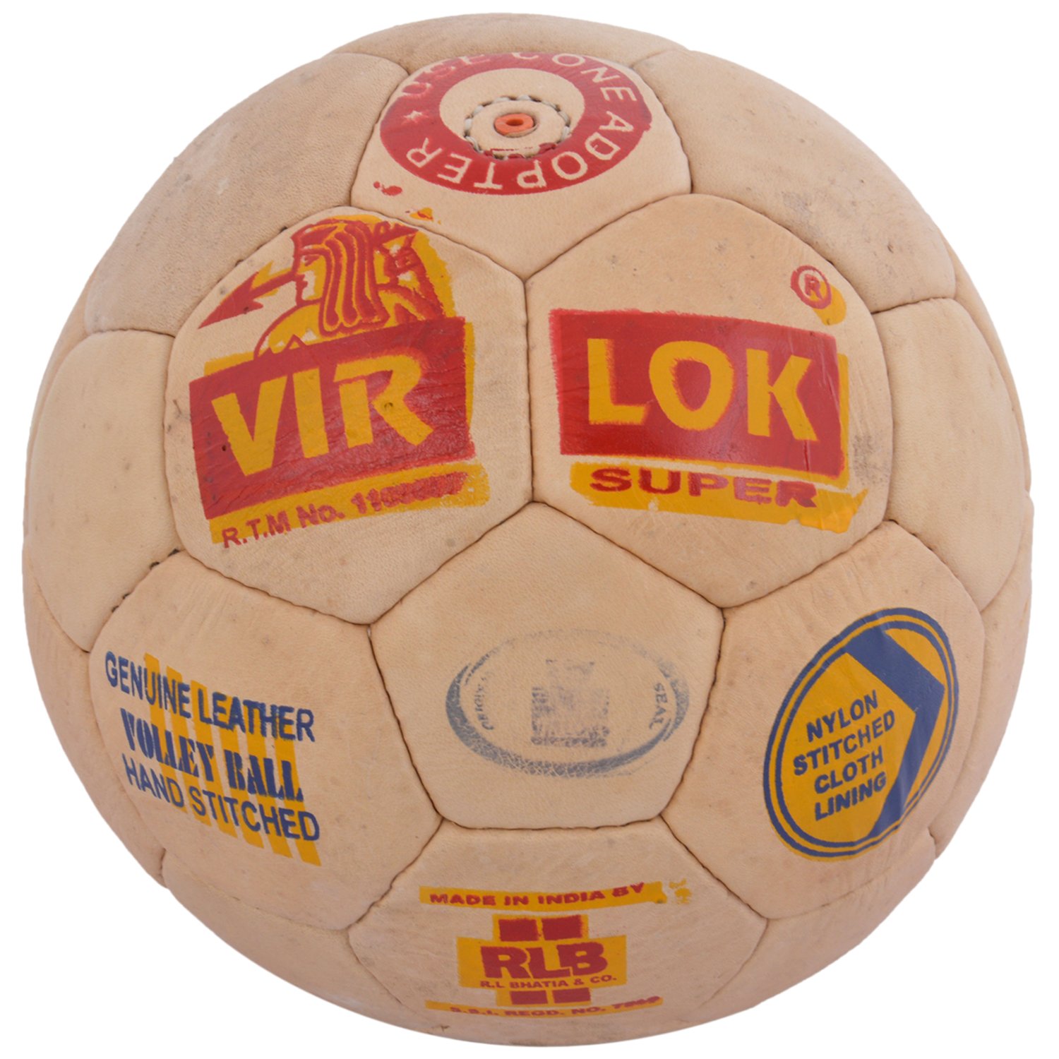 VIRLOK Leather Volleyball, Size 4 (Brown)-picture-16