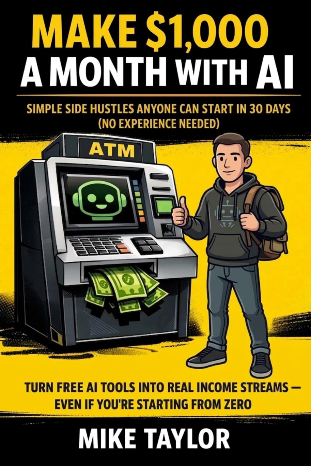 Make $1,000 a Month with AI: Simple Side Hustles Anyone Can Start in 30 Days (No Experience Needed): Turn Free AI Tools into Real Income Streams — Even If You're Starting from Zero