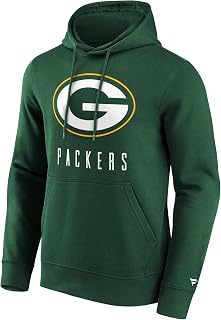 Fanatics Green Bay Packers Seasonal Essentials - Sudadera con capucha para hombre, color verde y blanco